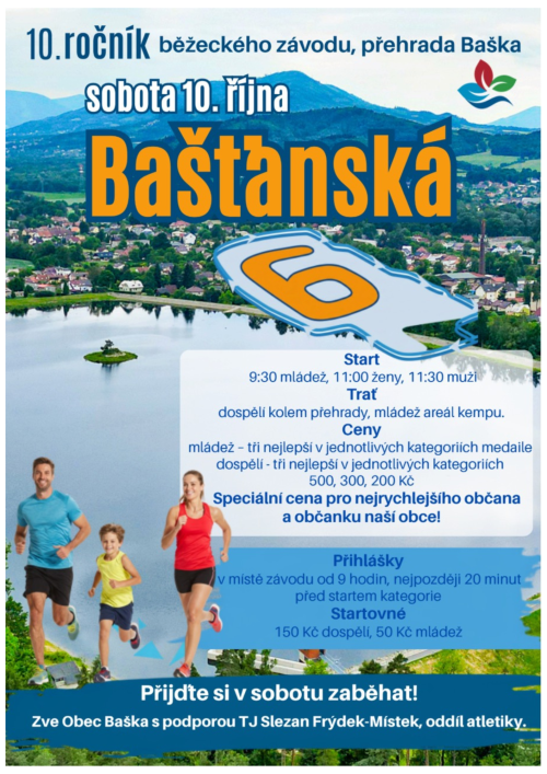 Bašťanská 6 - Přijďte si zaběhat !