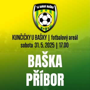 Domácí fotbalové utkání - Baška vs. Příbor