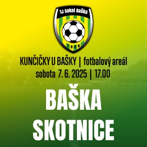Domácí fotbalové utkání - Baška vs. Skotnice
