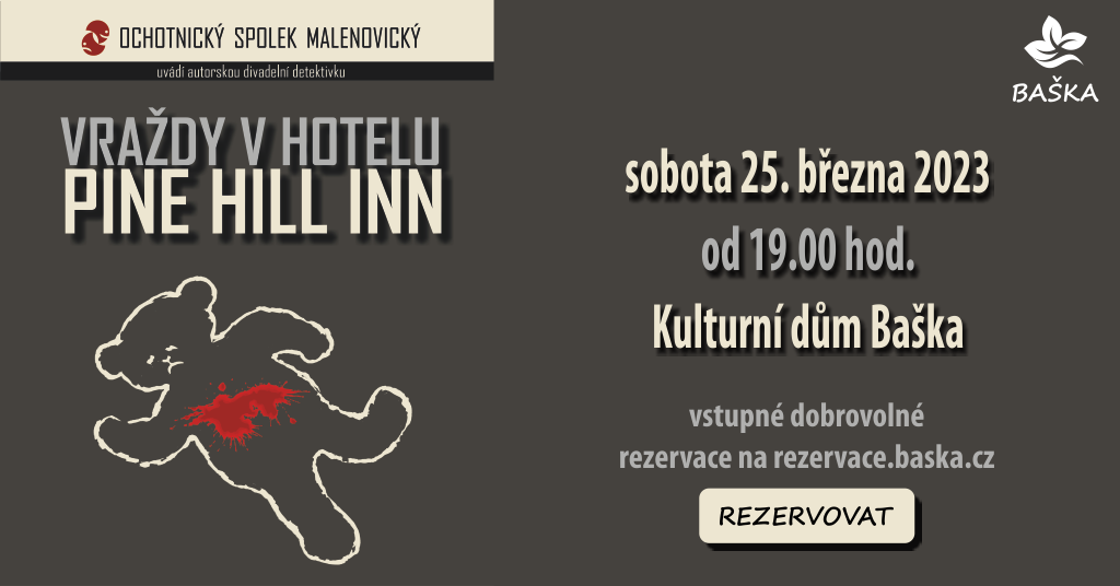 Divadlo - Vraždy v hotelu Pine Hill Inn