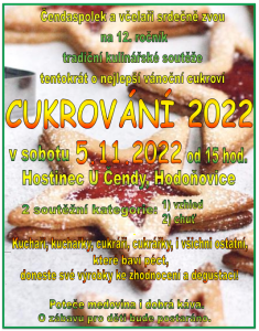 Tradiční pečení - Cukrování 2022