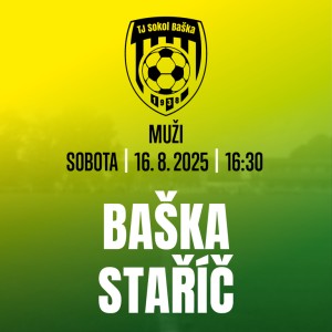 Domácí fotbalové utkání - Baška vs. Staříč