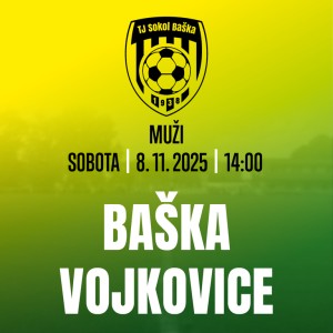 Domácí fotbalové utkání - Baška vs. Vojkovice