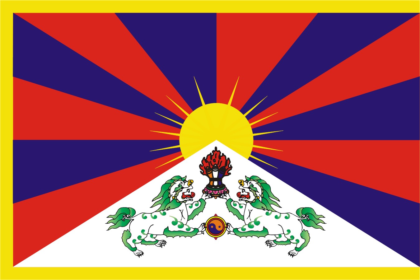 Tibet-vlajka