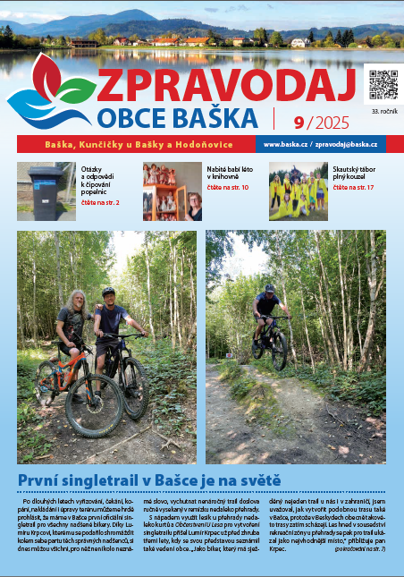 Zpravodaj obce Baška - září 2025