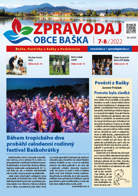 Zpravodaj obce Baška - červenec-srpen (7-8/2022)